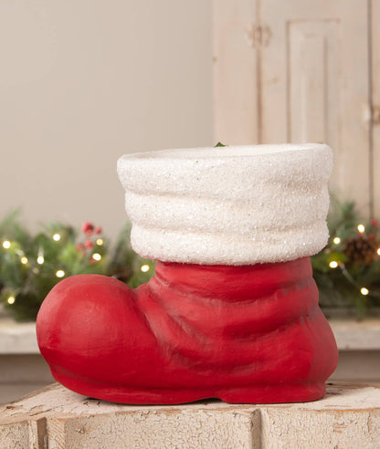 Retro Red Santa Boot