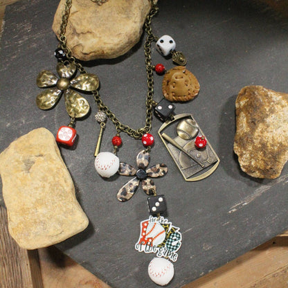 For The Love Of The Game Charm'd Necklace