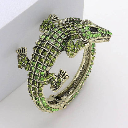Crystal Crocodile/Alligator Embellished Bracelet
