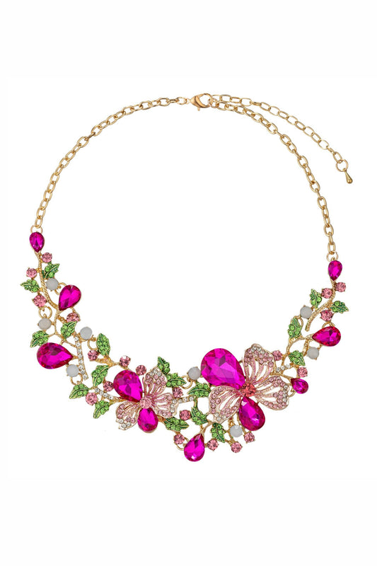 Madison Hot Pink Statement Necklace