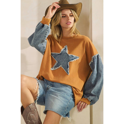 WILD STAR  SLEEVE PULLOVER