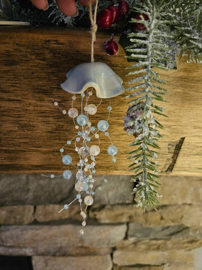 Jellyfish Ceramic Ornament