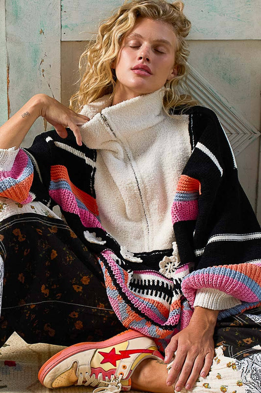 Take Me To Colorado Half Zip Sweater
