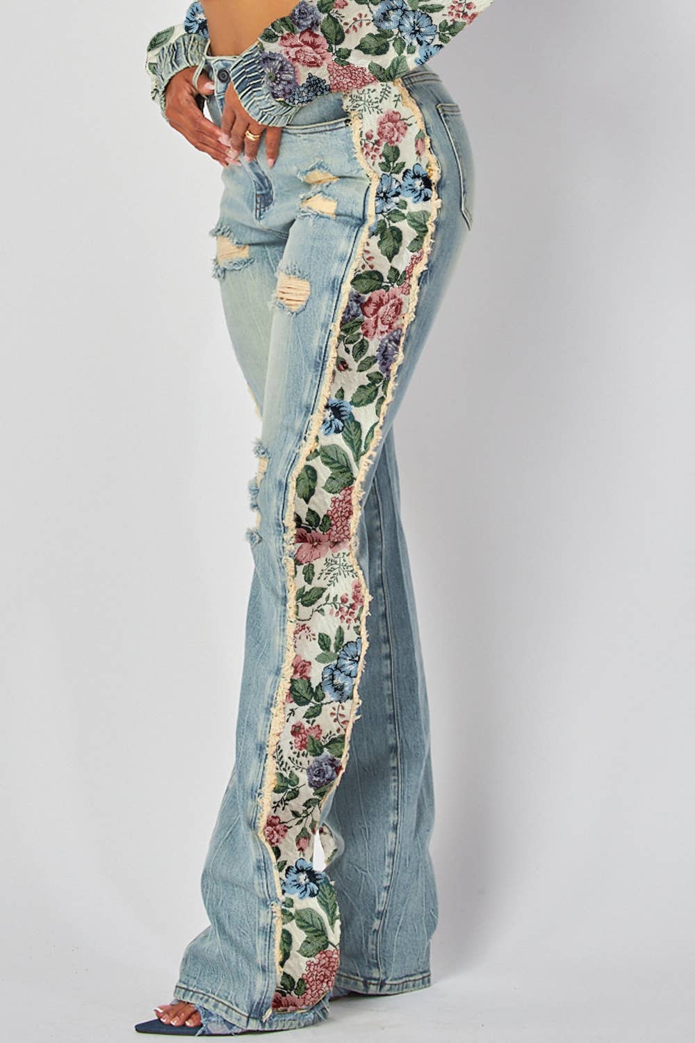 Tapestry Denim Jeans