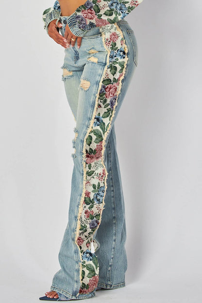 Tapestry Denim Jeans