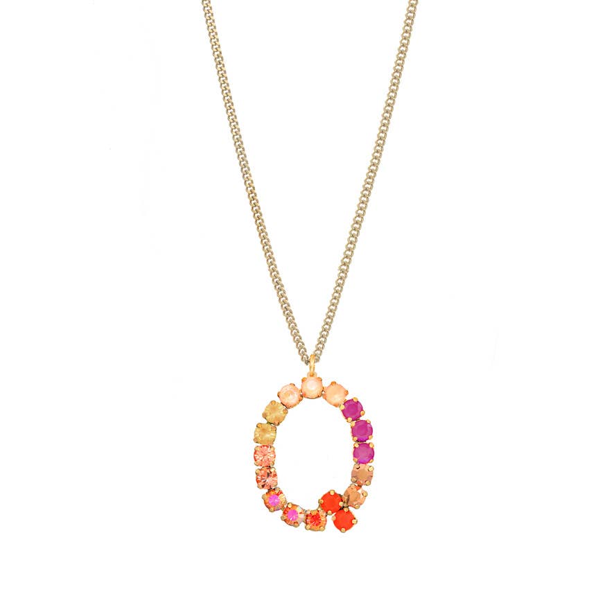 Monogram in Colors Necklace