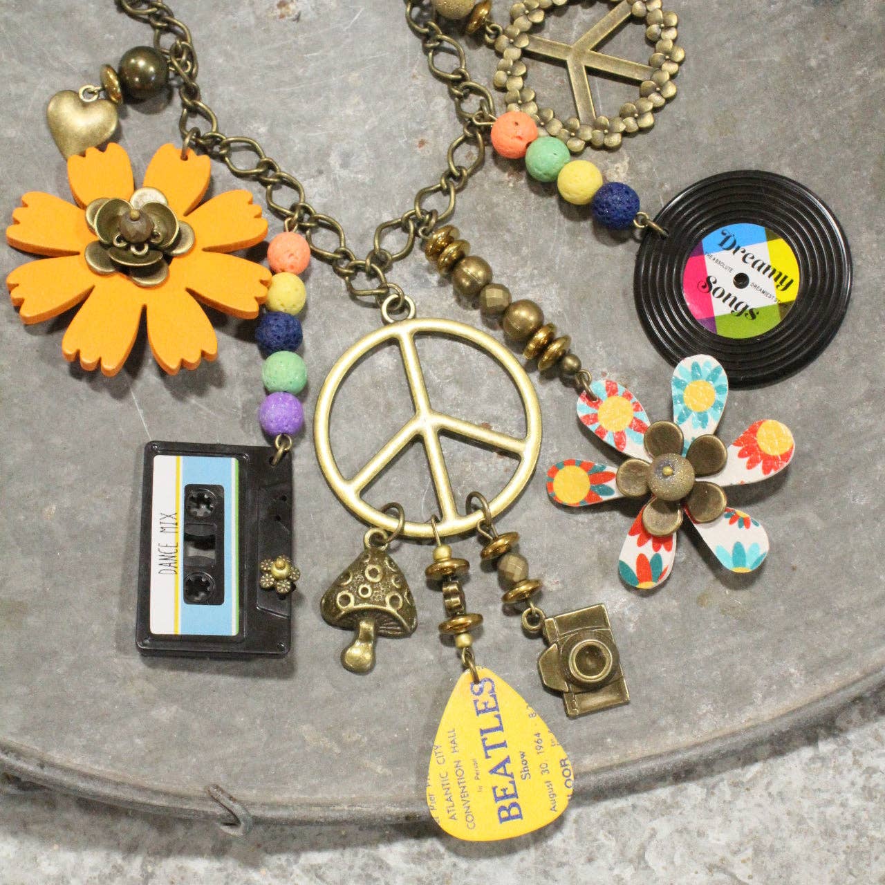 Groovy Charm Necklace