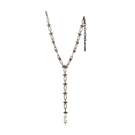 Milan Necklace in Gunmetal