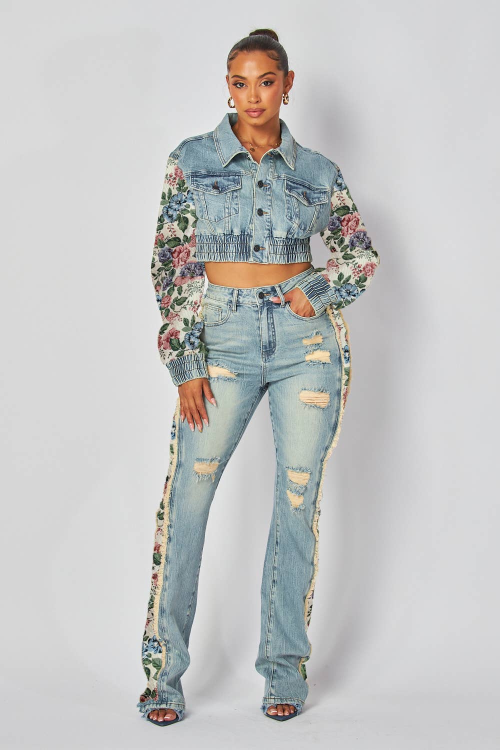 Tapestry Denim Jeans