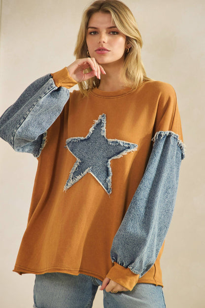 WILD STAR  SLEEVE PULLOVER