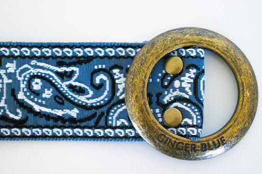 Paisley Please Denim Belt