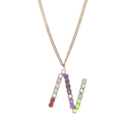 Monogram in Colors Necklace
