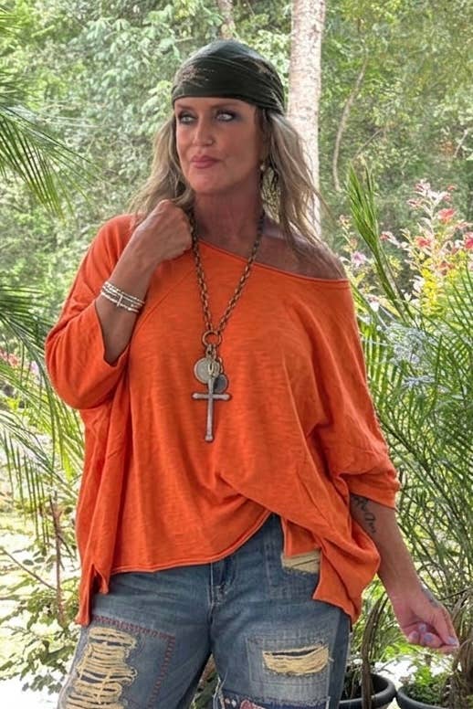 Be Free Top - Vintage Citrus