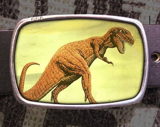 Tyrannosaurus Rex T-Rex Dinosaur Belt Buckle