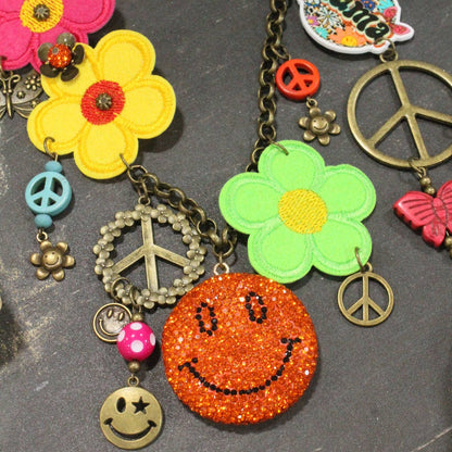 Peace, Love , & Mama Charm’d Necklace