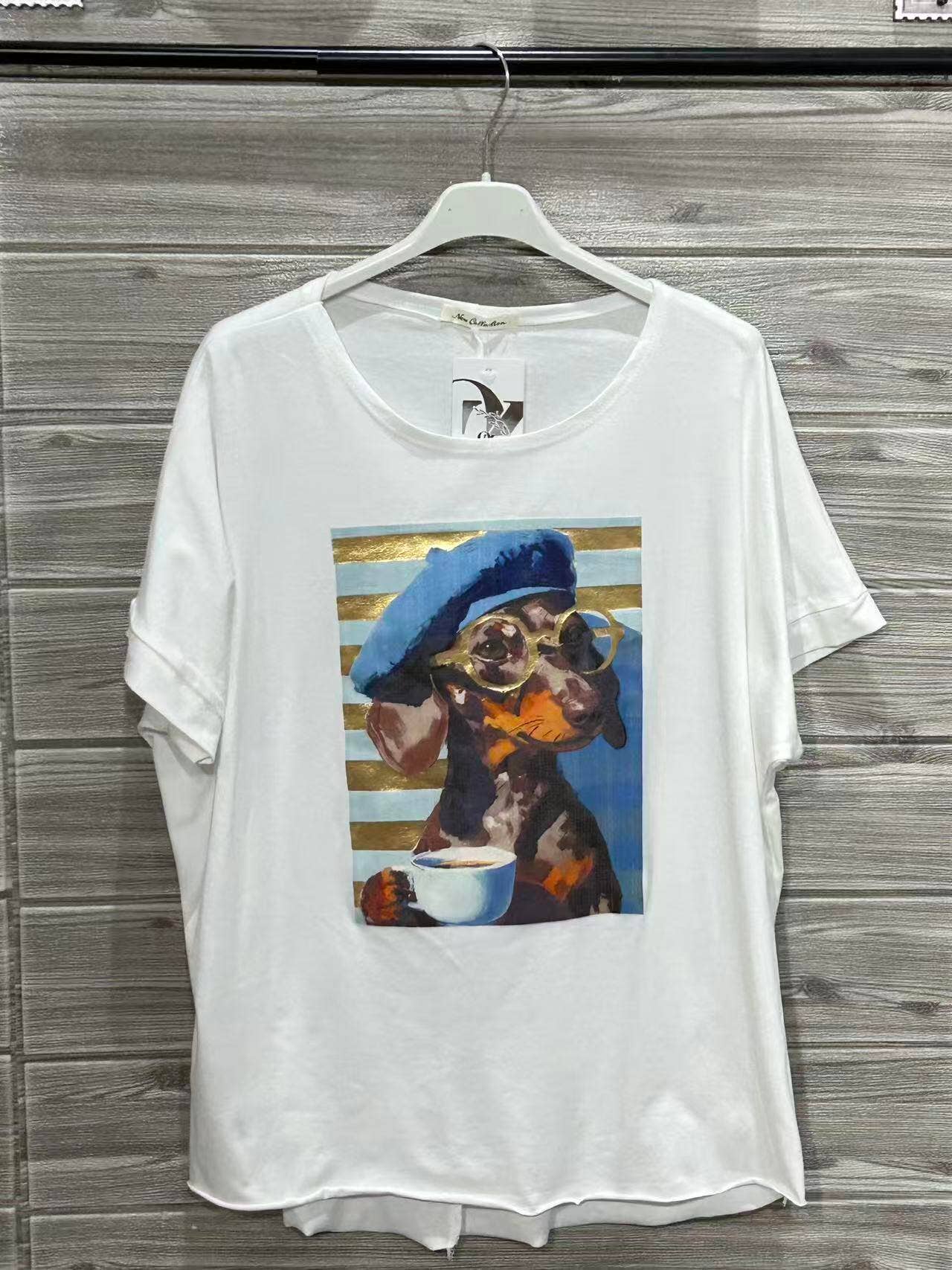 Wiener Cotton T-Shirt White