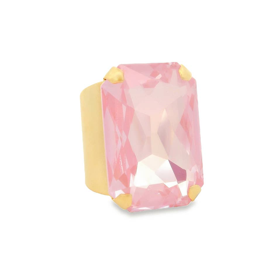 Mini Soleil Ring in Ultra Petal Pink Moon