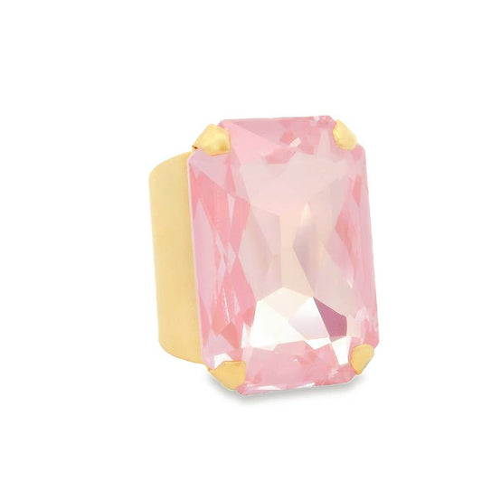 Mini Soleil Ring in Ultra Petal Pink Moon