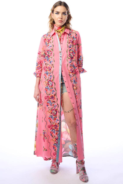 Beauty Mark Maxi Duster Dress