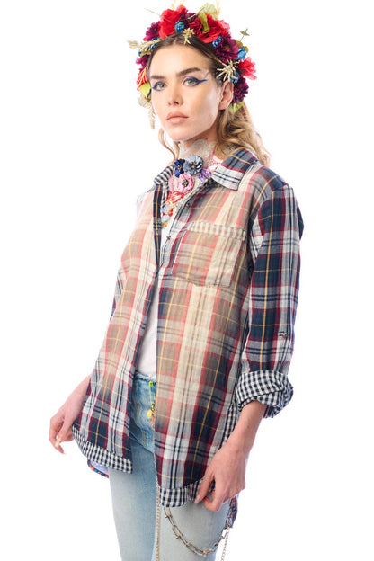Strasburg Plaid Button Down Shirt