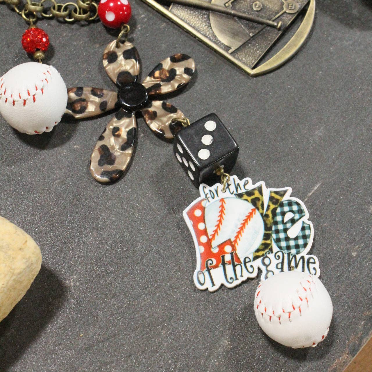 For The Love Of The Game Charm'd Necklace