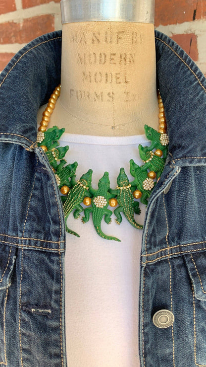 Alligator Earrings