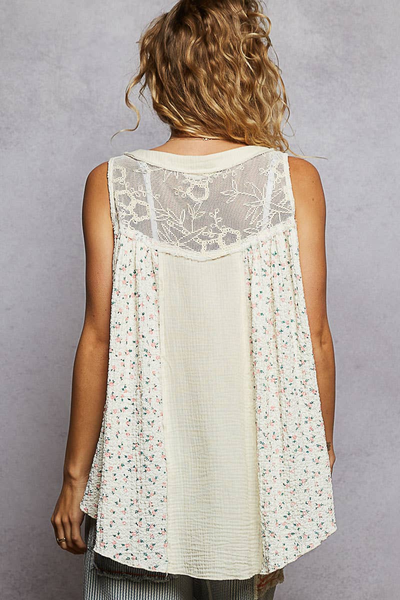 Prairie Mae Oversized Flowy Tank Top