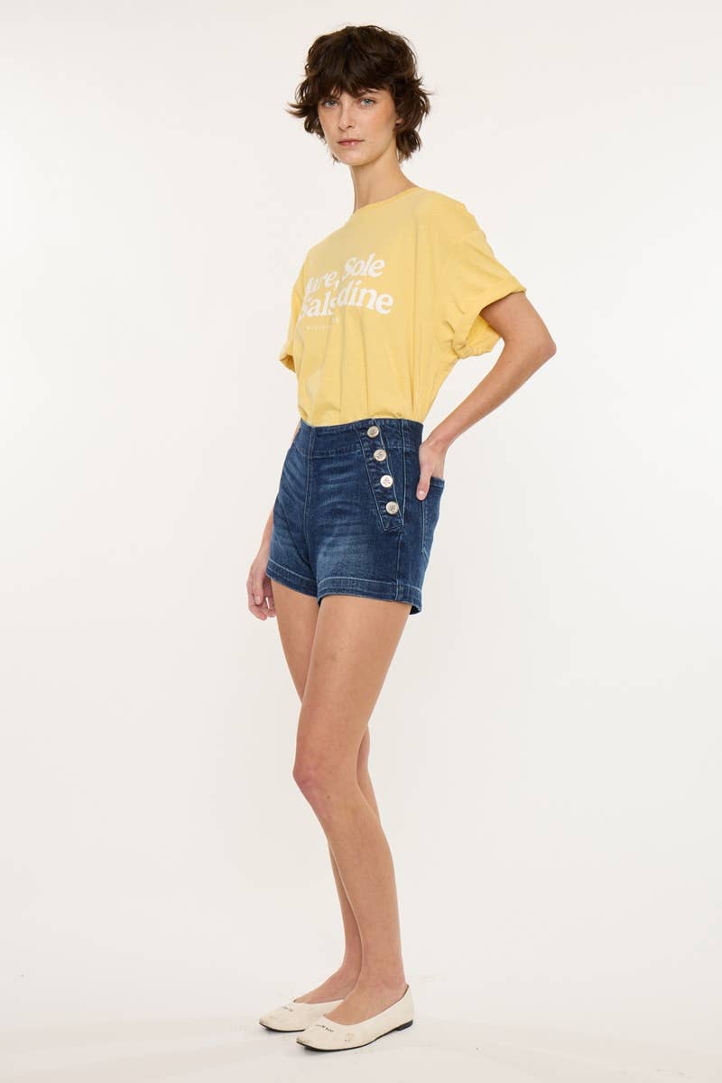 HIGH RISE SAILOR SHORTS
