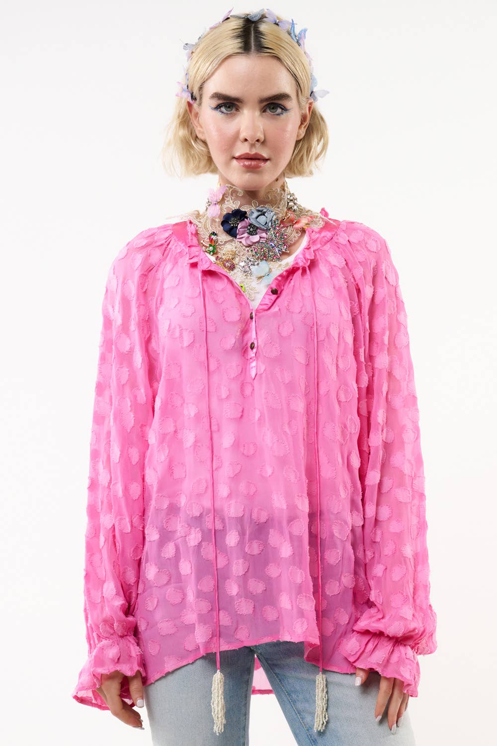 Hot Pink Maven Blouse
