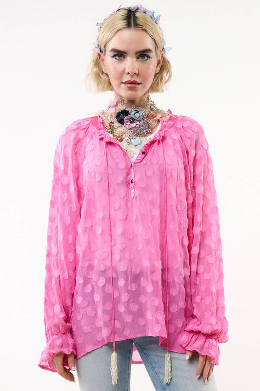 Hot Pink Maven Blouse