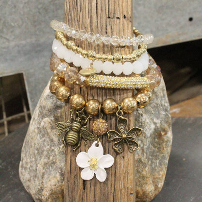 Dazzling Bee Bracelet Set