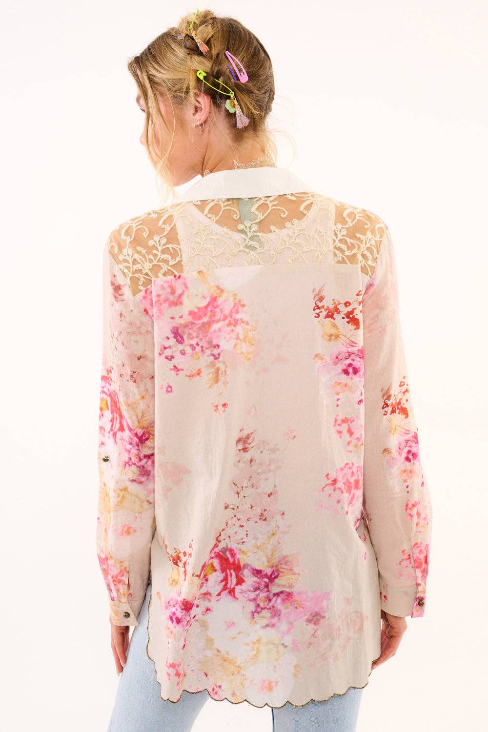 The Thought of You Shirt Boho Blouse