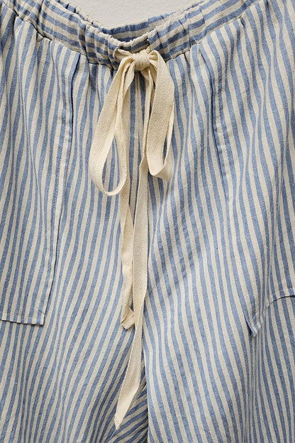 Striped Wide Leg Pants