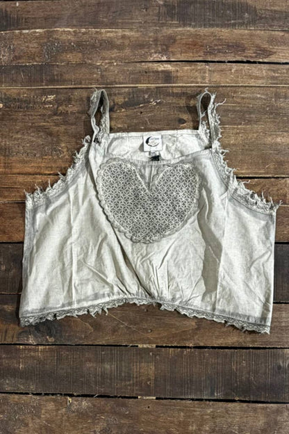 Always In My Heart Tank Top - Dark Taupe