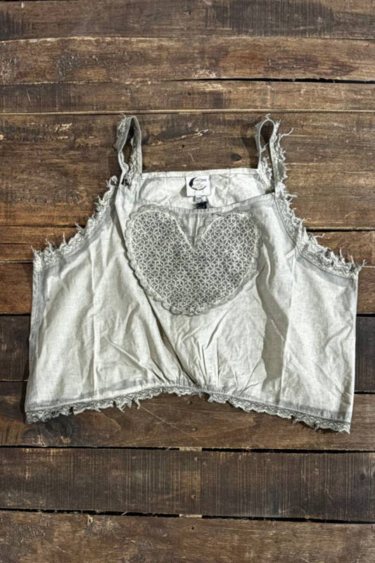 Always In My Heart Tank Top - Dark Taupe
