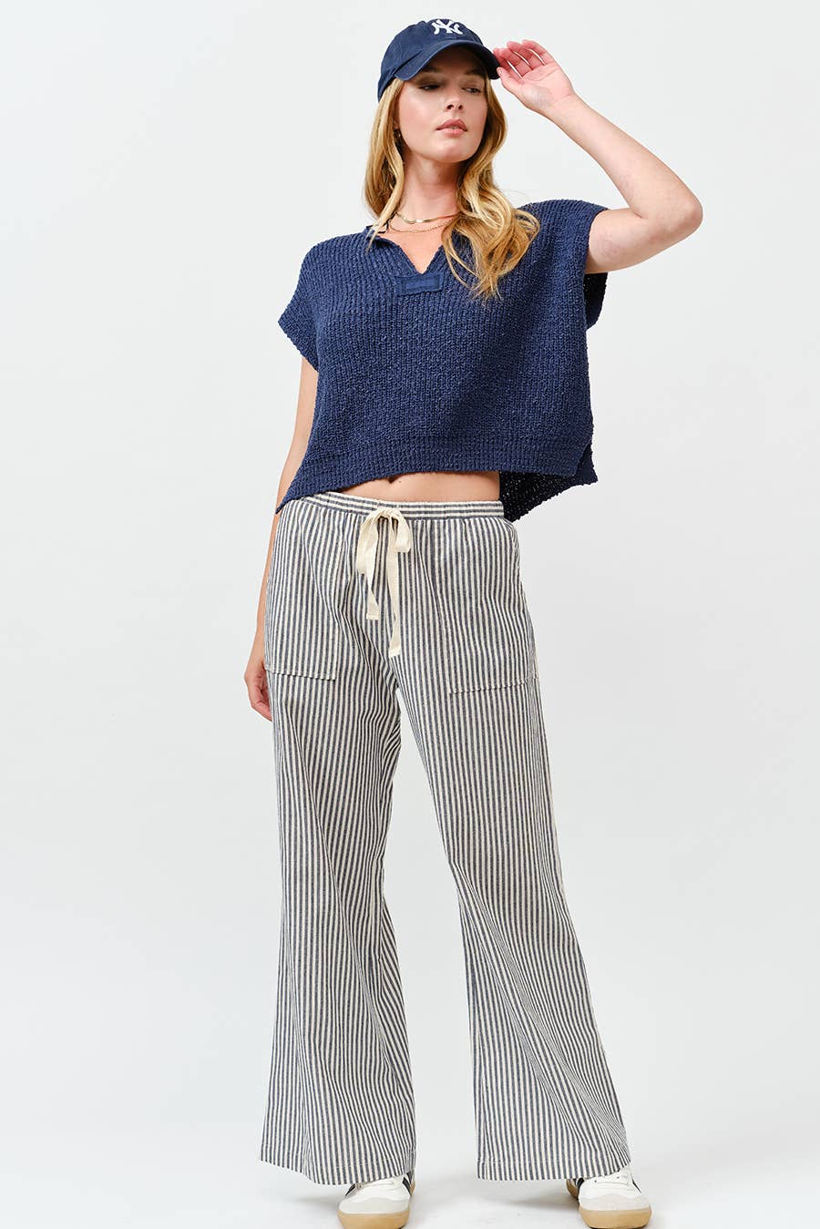 Striped Wide Leg Pants