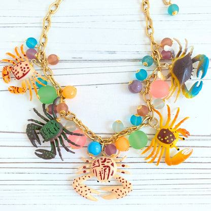 Pinchy Crab Necklace