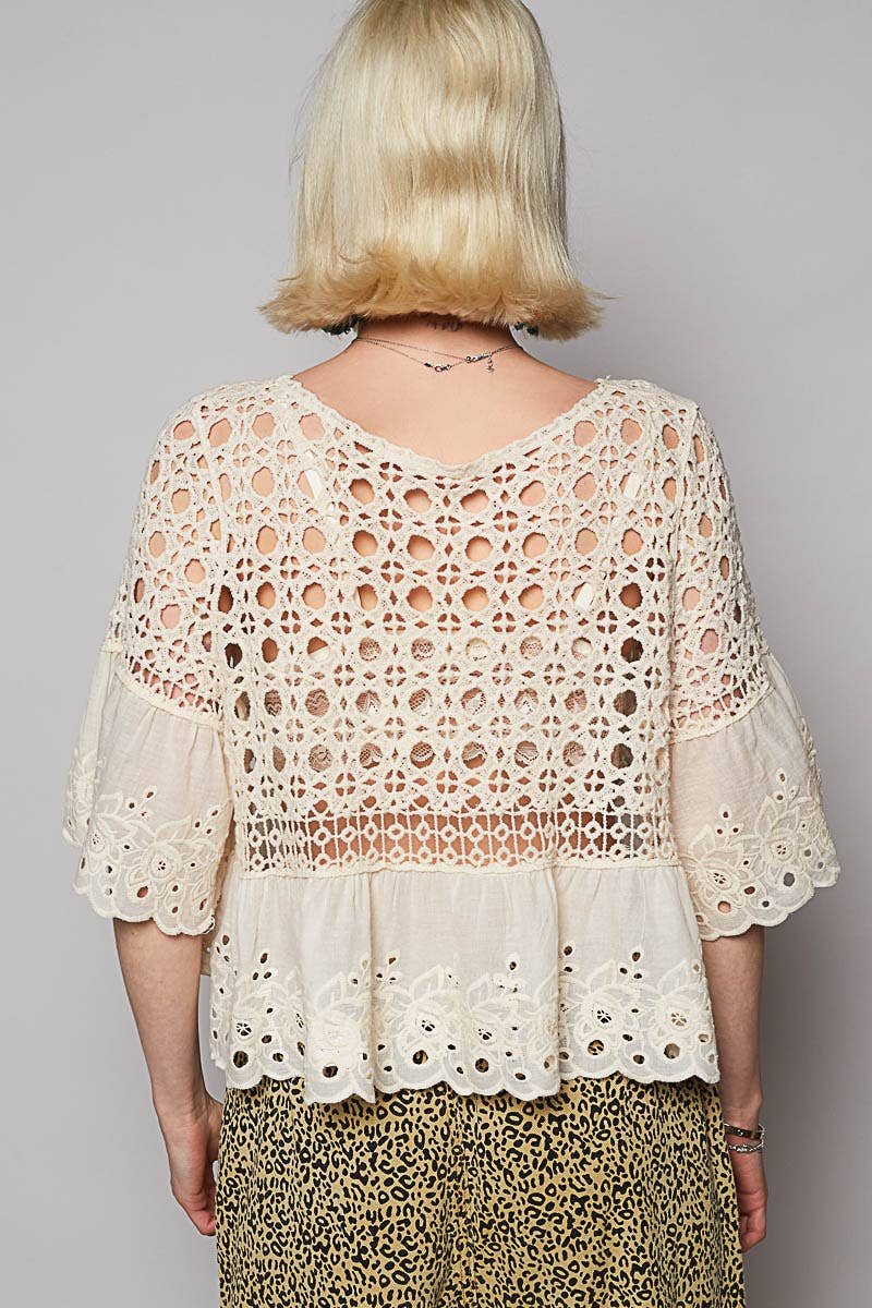 Magnolia Eyelet Blouse