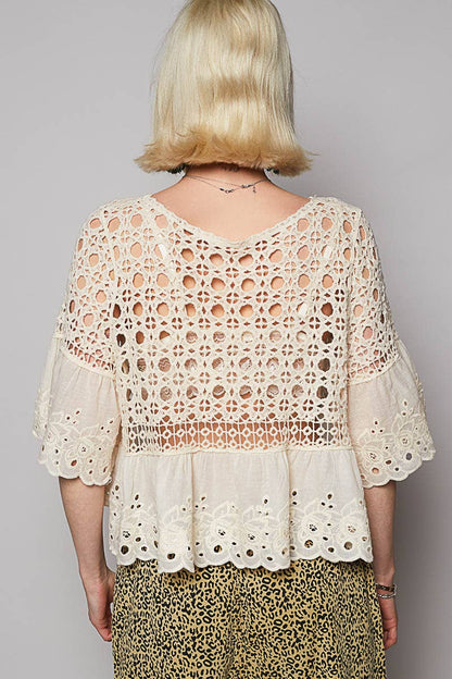 Magnolia Eyelet Blouse
