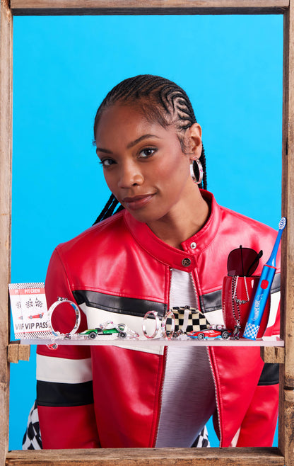Hot Wheels™ Racecar Hoop Earrings