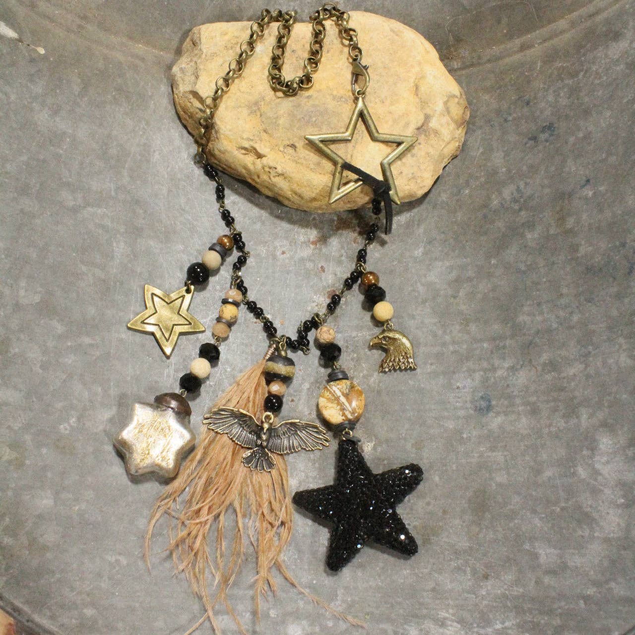 Fly Like An Eagle Charm'd Necklace