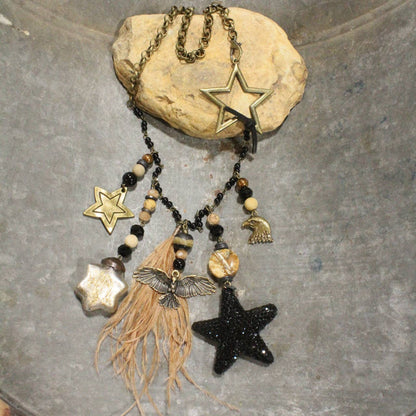 Fly Like An Eagle Charm'd Necklace