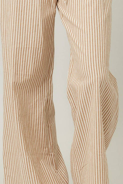 Striped Wide Leg Pants