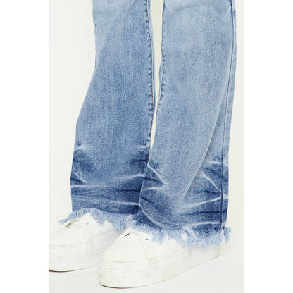 LOW RISE BOOTCUT JEANS