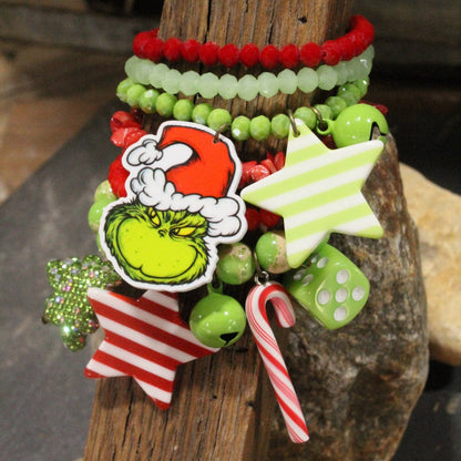 You Got Me At GRINCH Bracelet Set