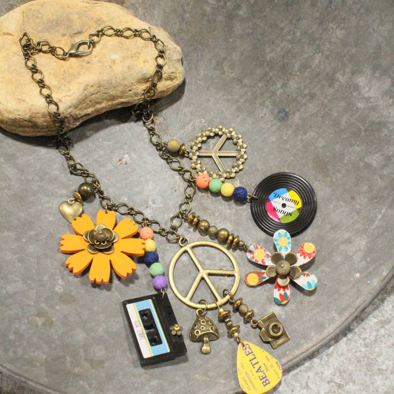 Groovy Charm Necklace