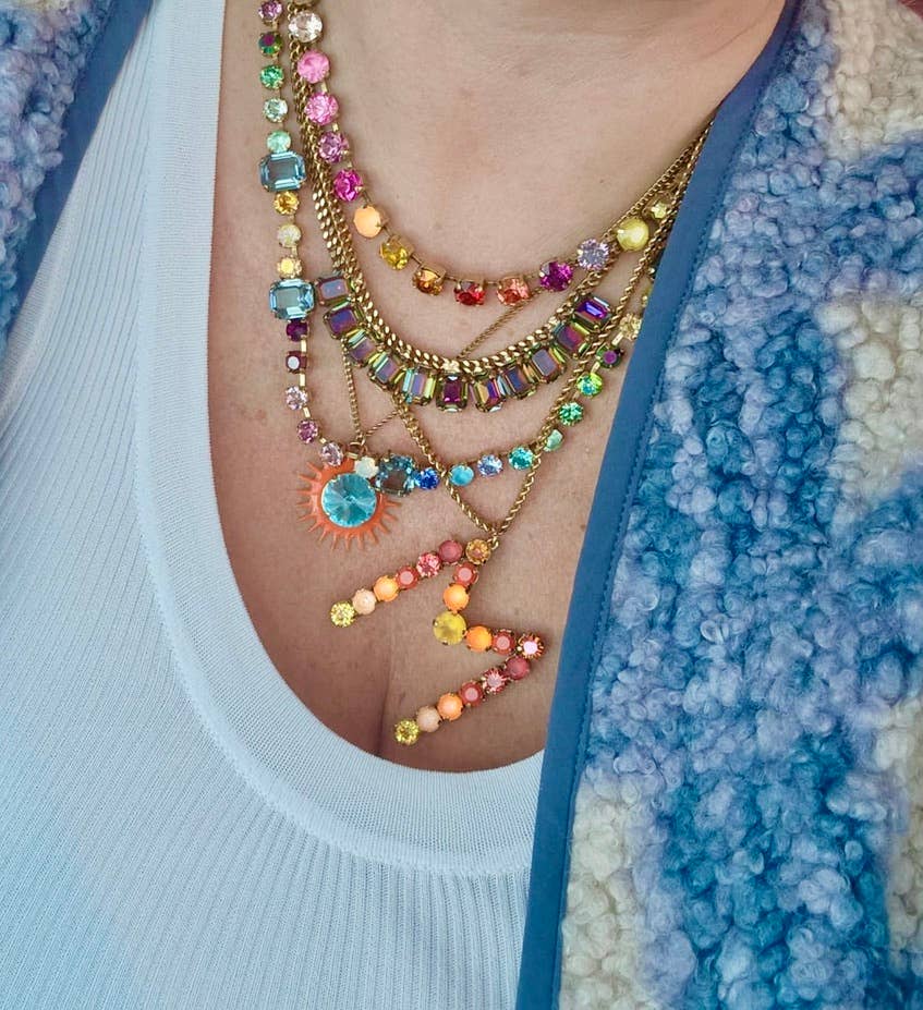 Monogram in Colors Necklace