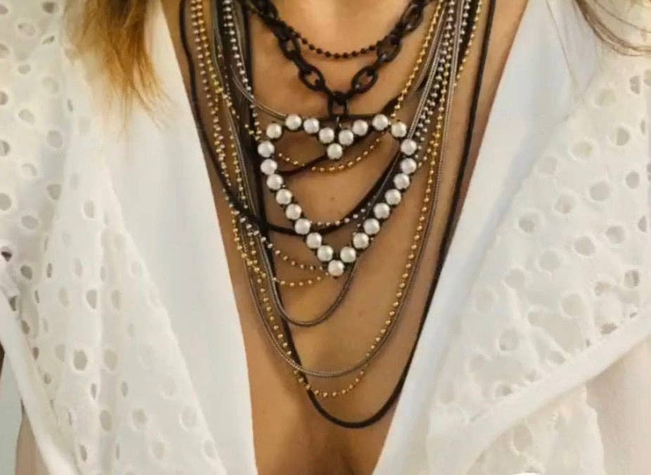 SMUTT PEARL HEART NECKLACE