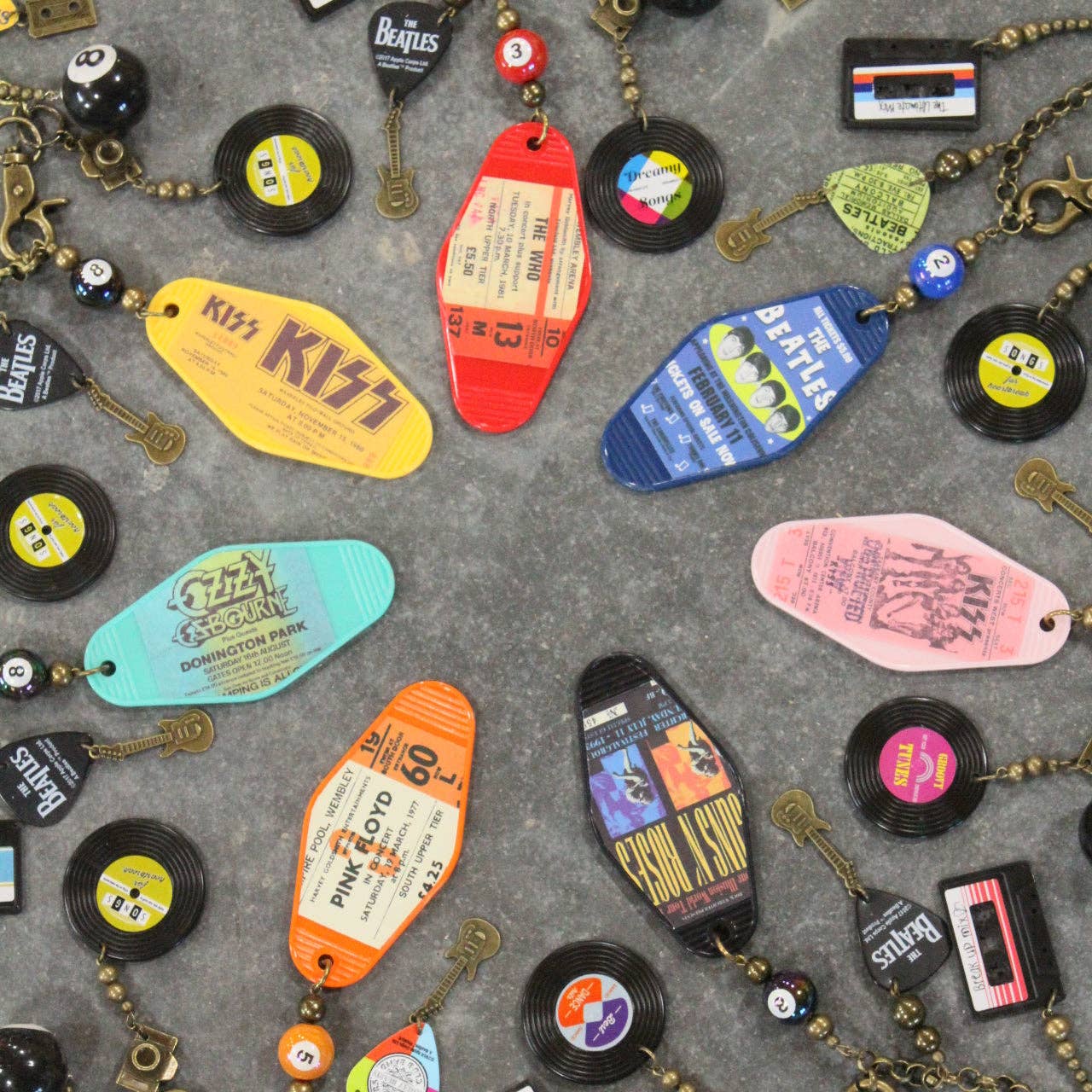 I Love Rock N Roll Charm'd Necklace