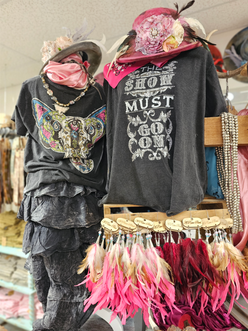 The Show Must Go On Tattered T-Shirt